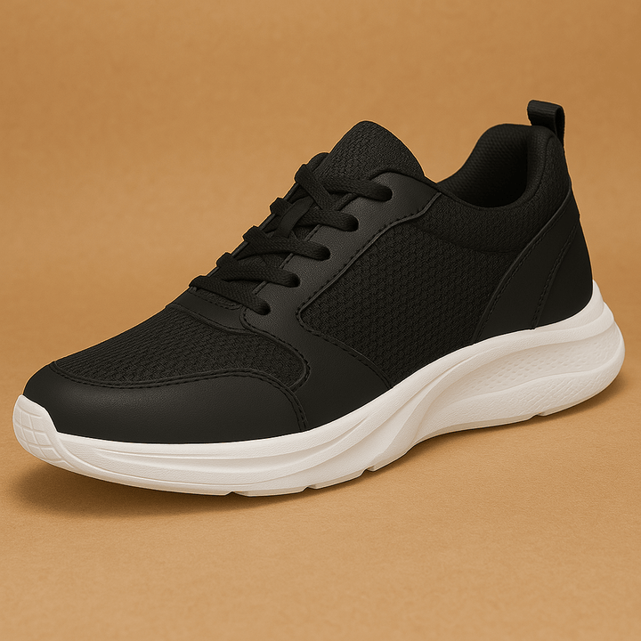 Herren Sneakers Schwarz / Weiß Leder