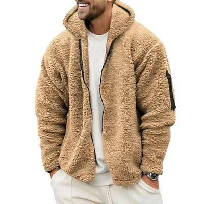 Herrenjacke – Teddy – Fleece – Lässig-schick – Weiches Material – Perfekt für den Übergang vom Frühling zum Sommer 5