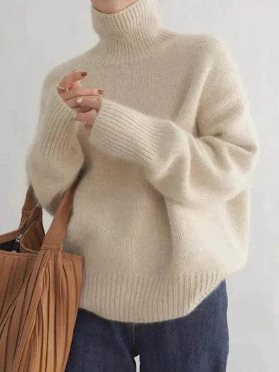Oversize-Strickpullover mit Rollkragen – Zeitlos – Warm und locker geschnitten – Ideal für kalte Tage 1