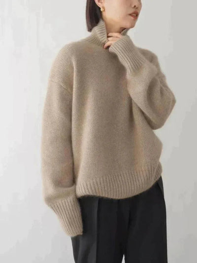 Oversize-Strickpullover mit Rollkragen – Zeitlos – Warm und locker geschnitten – Ideal für kalte Tage 2