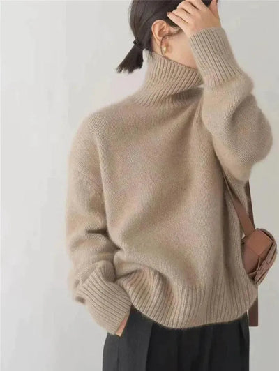 Oversize-Strickpullover mit Rollkragen – Zeitlos – Warm und locker geschnitten – Ideal für kalte Tage 3